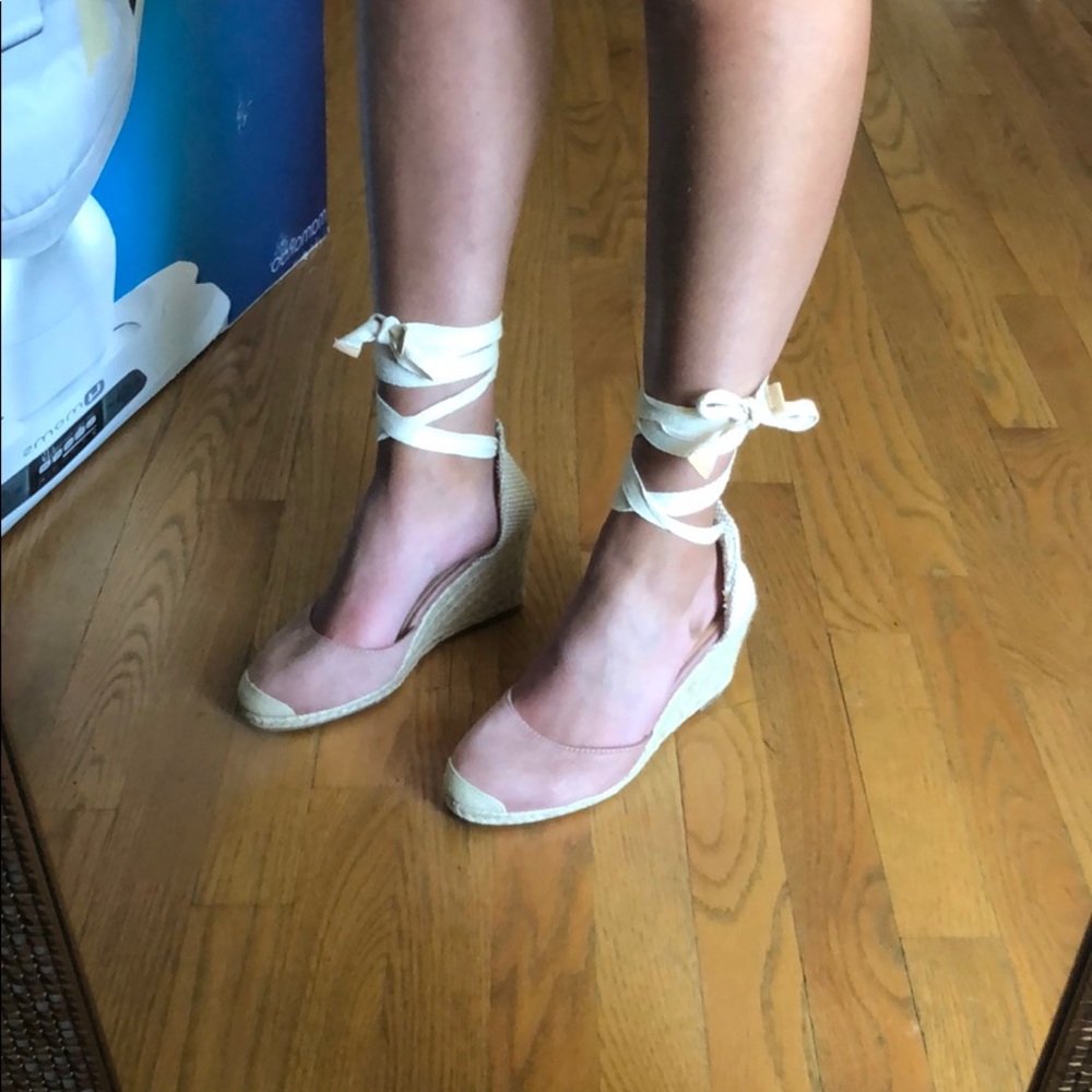 Lace up Wedge Shoes